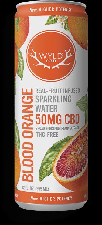 Wyld  Blood Orange Sparkling CBD Water