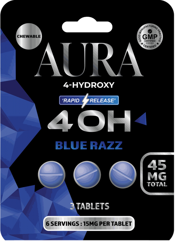 Aura Proprietary Blend Chewable Tablets Blue Razz  Tablet