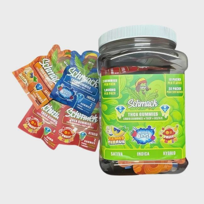 SCHMACK THCA LIQUID DIAMOND THCP + D9 1000MG X 2PK