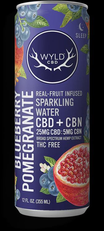 Wyld Blueberry Pomegranate Sparkling Water