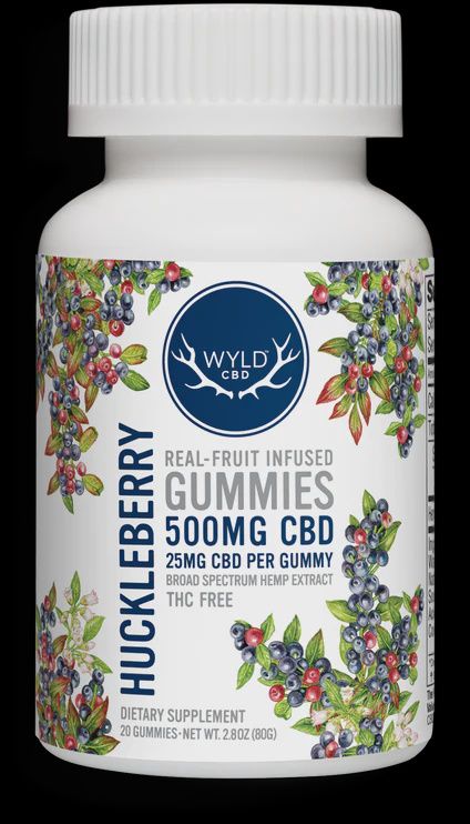 Wyld CBD Huckleberry Gummies