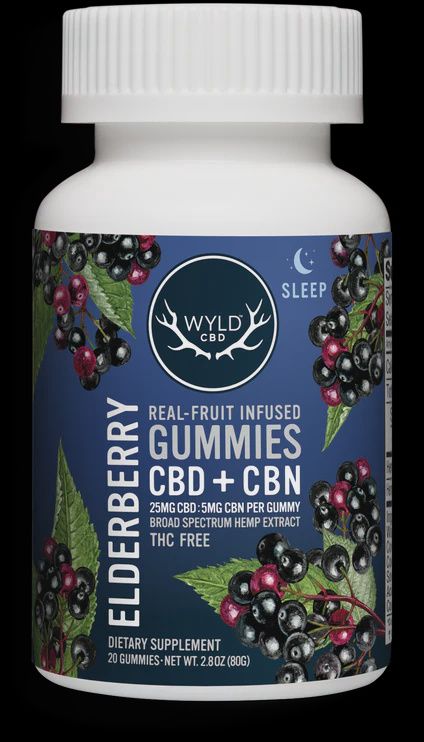 Wyld CBD+CBN Elderberry Gummies (40Ct)