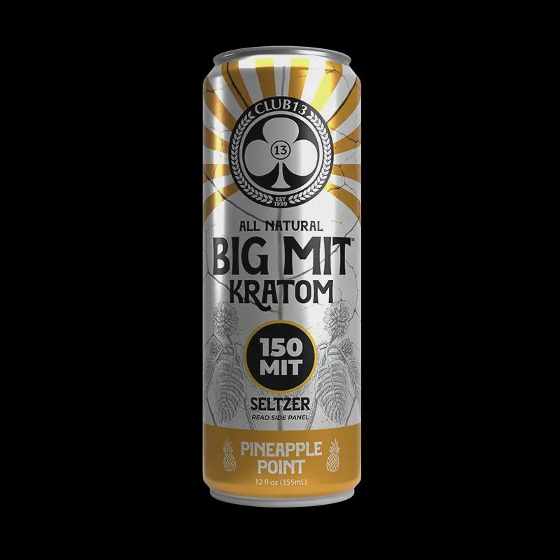CLub 13 pineapple Point Kratom Seltzer 150 MIT