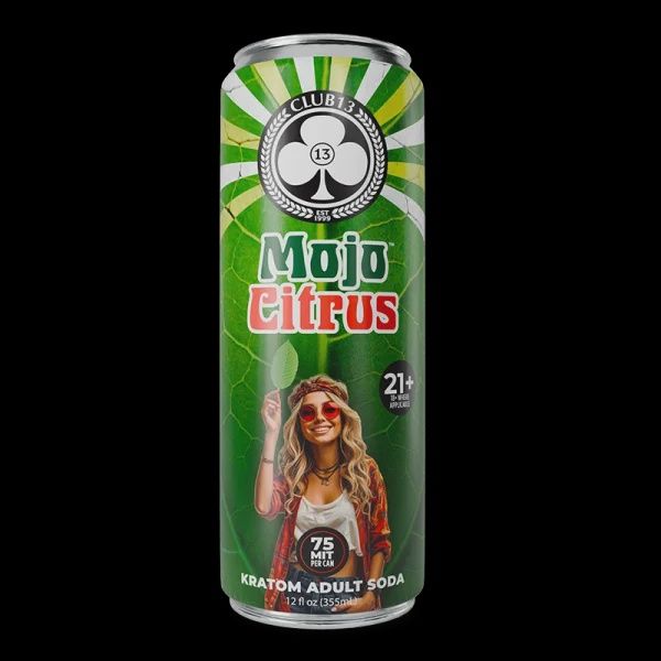 CLub 13 Mojo Citrus Kratom Soda