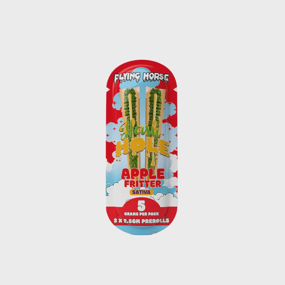 FLYING HORSE HASH HOLE PREROLLs, Strain: Apple fritter