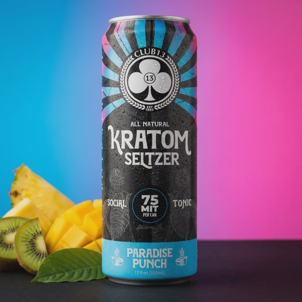 Paradise Punch Kratom Seltzer (75 MIT)