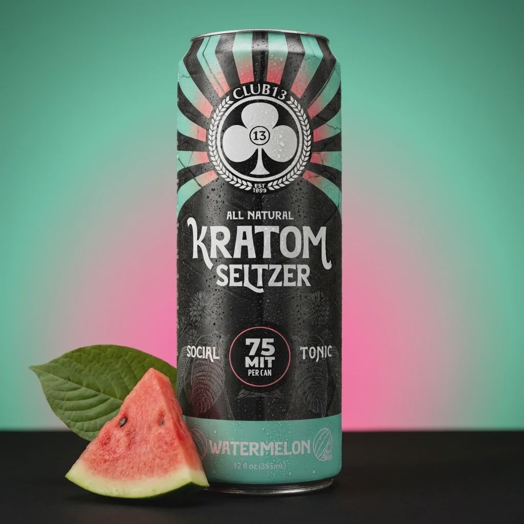 Watermelon Kratom Seltzer (75 MIT)