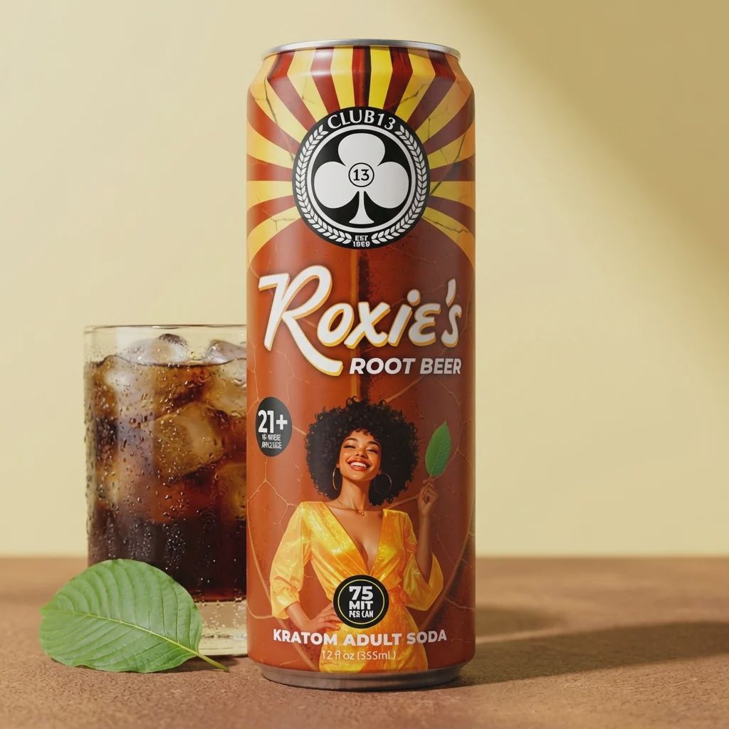 Roxie's Root Beer Kratom Soda