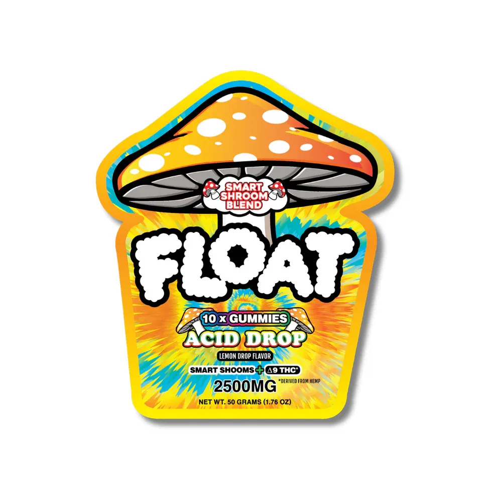 Float brand mushroom gummies, FLAVOR: Acid drop