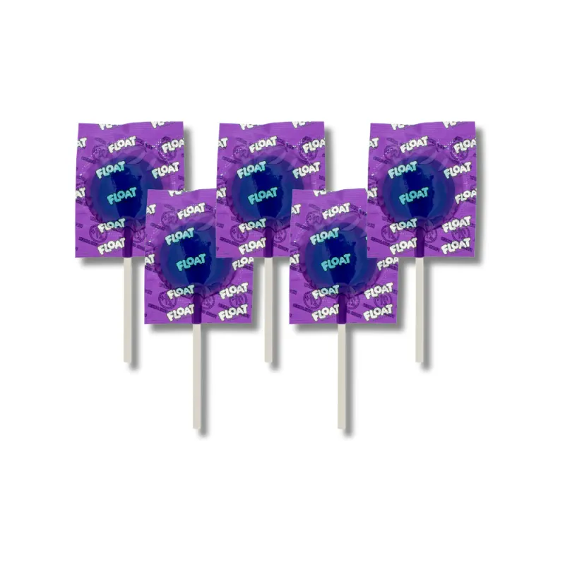 Float brand mushroom lollies