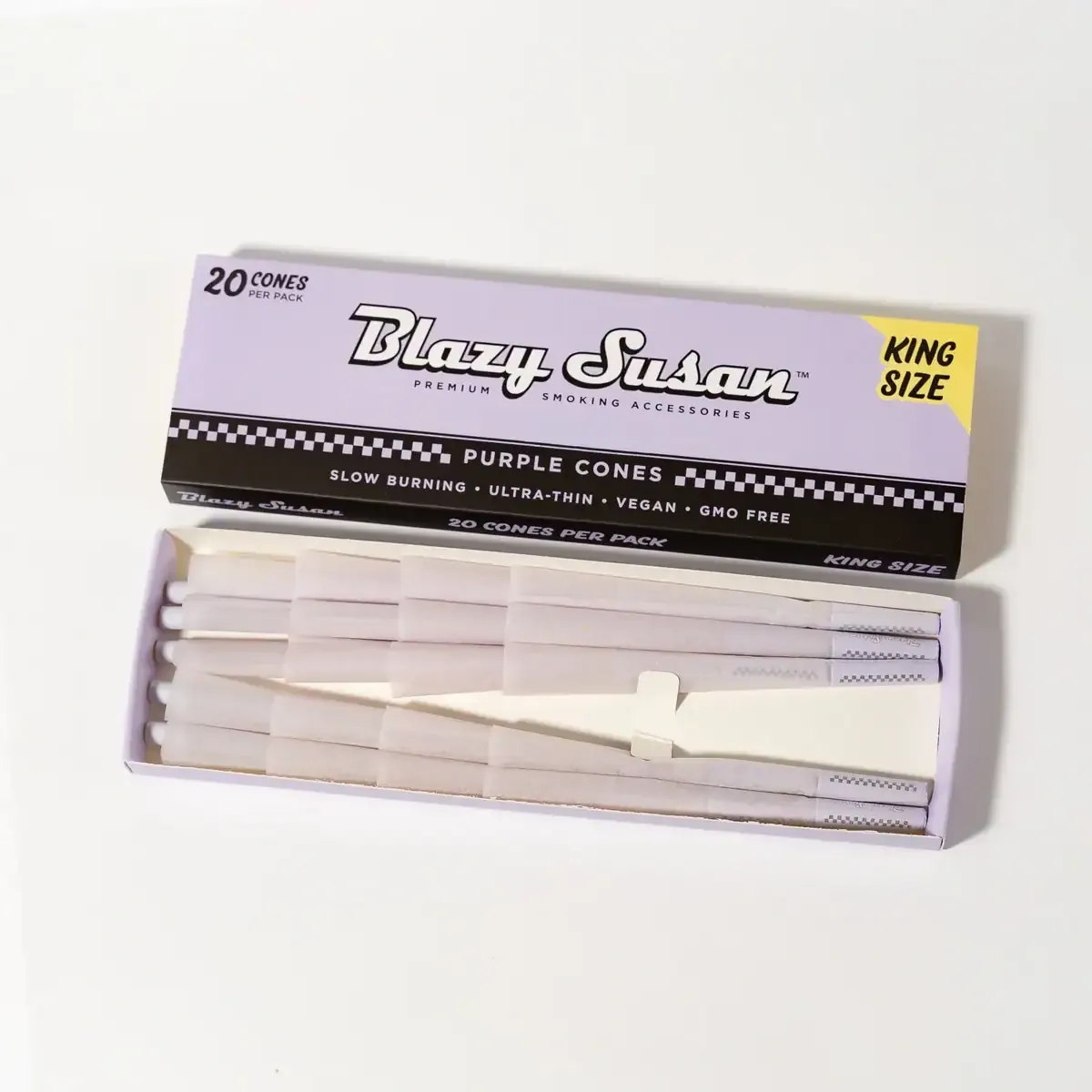Blazy susan 20ct cones, Color: Purple