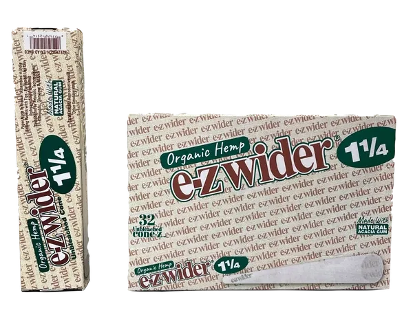 EZ Wider Organic Hemp Cones 1 1/4 - 32ct