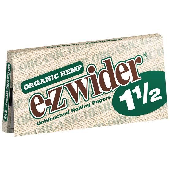 EZ Wider Rolling Papers - Organic Hemp 1 1/2