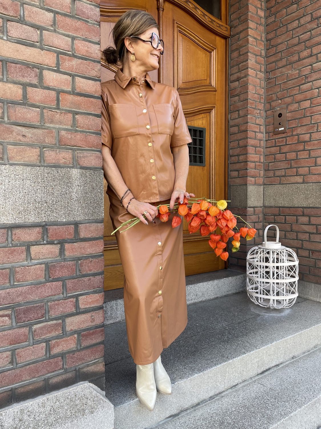 Leatherlook Rok Evannah