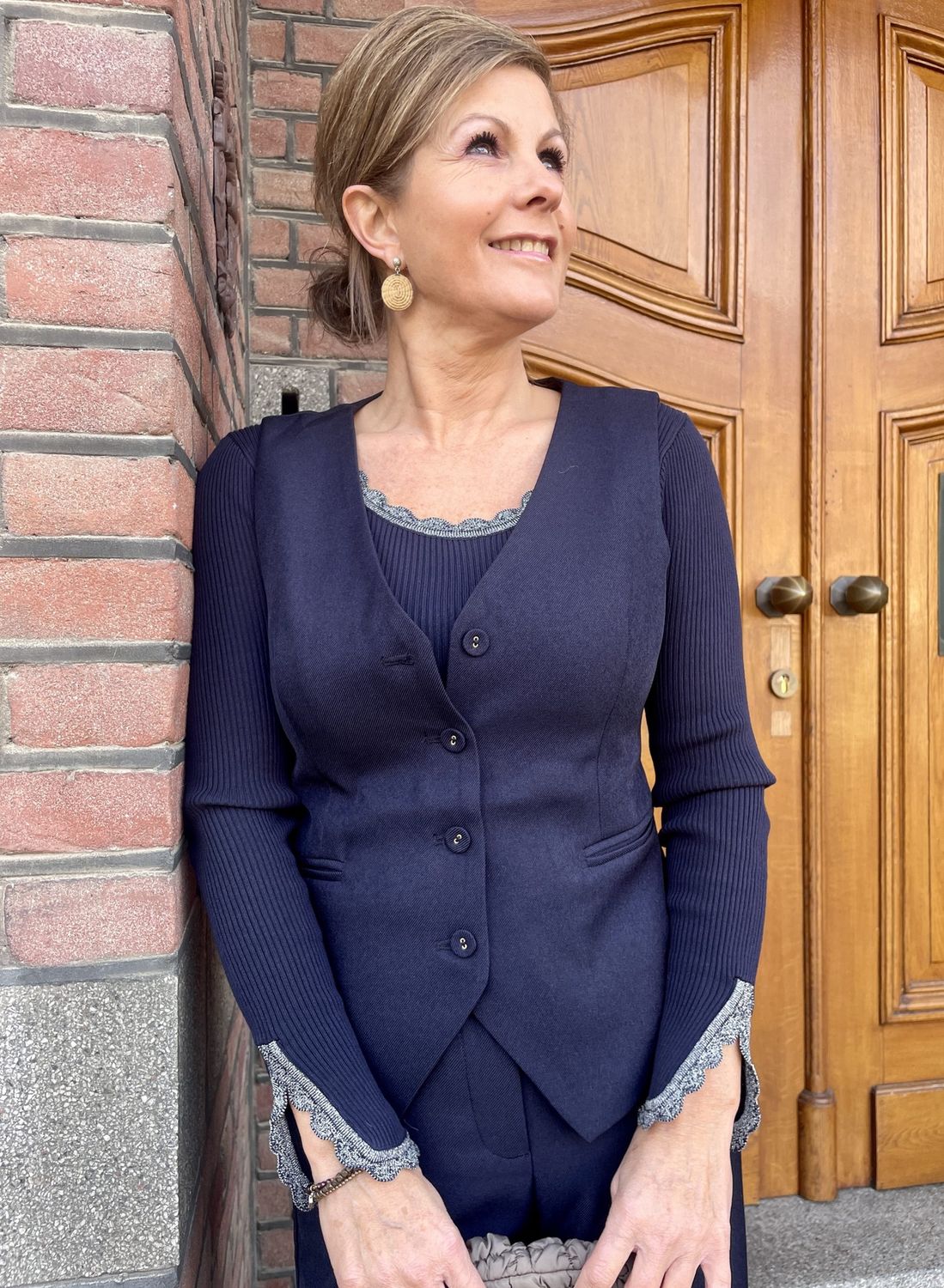 Gilet JACKIE Donkerblauw