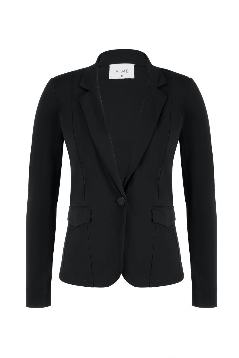 Blazer IVY Zwart Travellerstof