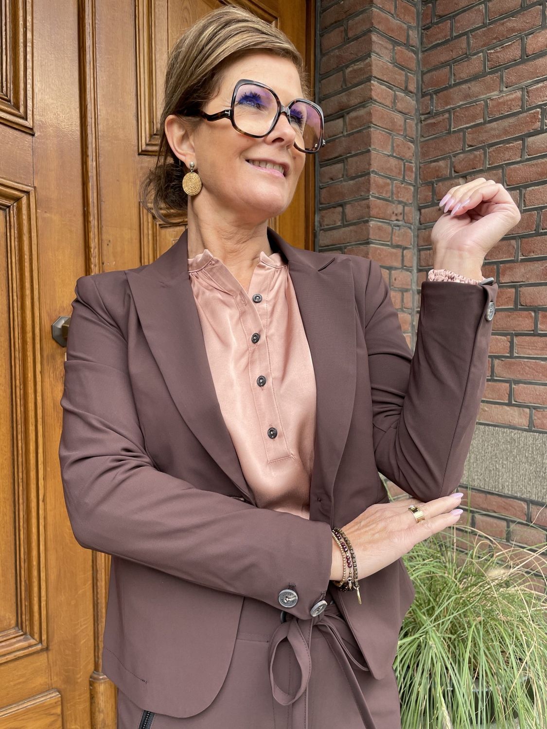 Franc Blouse Pudra