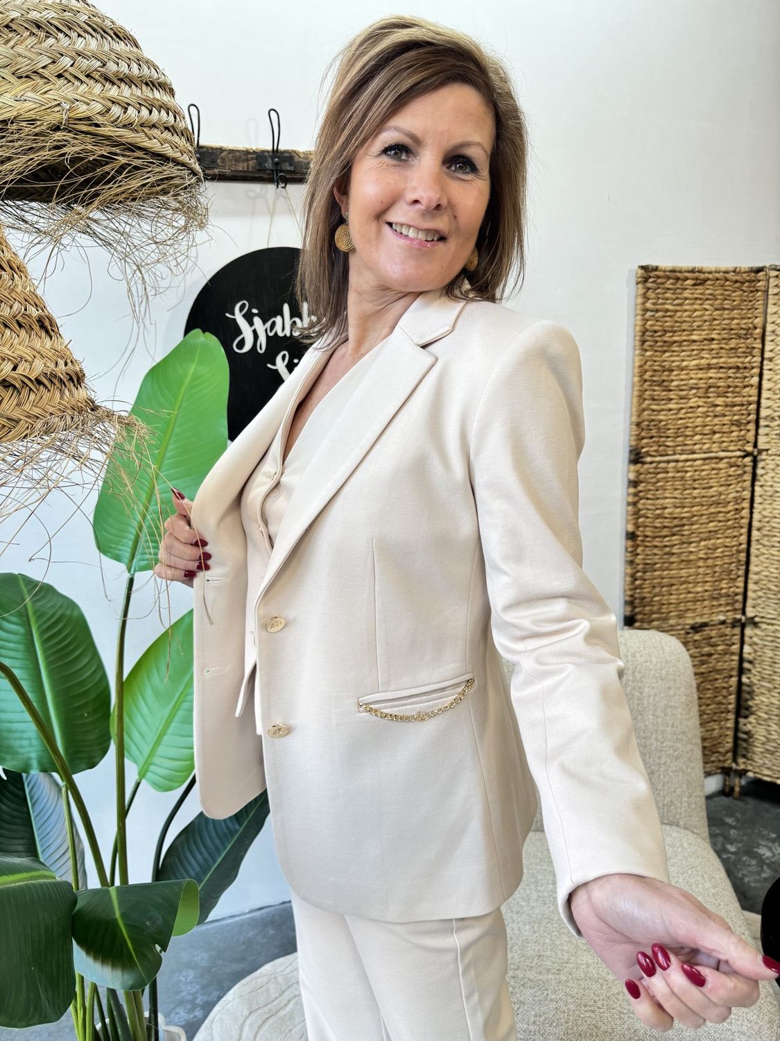 Blazer Merel Beige