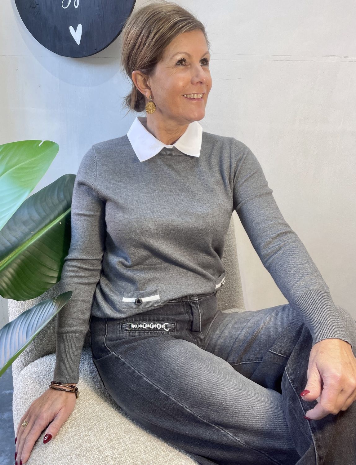 Trui MShirt Grey