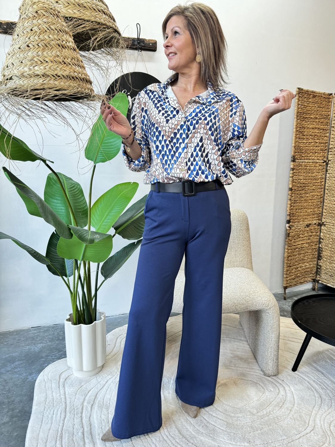 Traveller Flare Ziva Donkerblauw