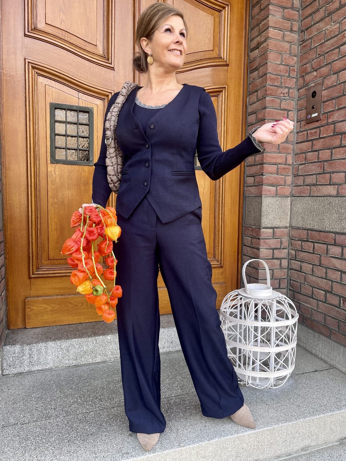 Pantalon Jackie Donker Blauw