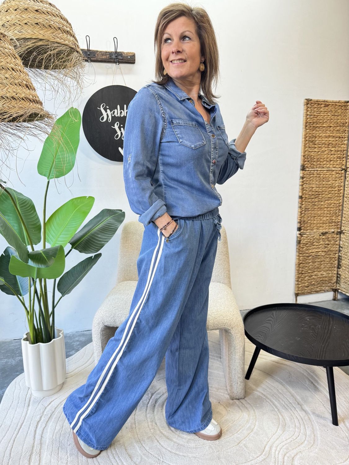 Jeans met Streep Fraya