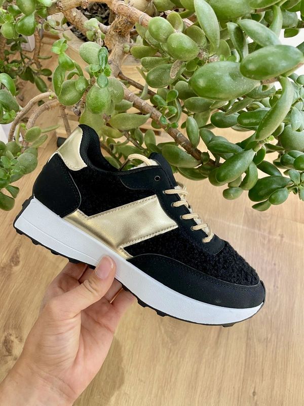 Sneaker James Zwart Teddy