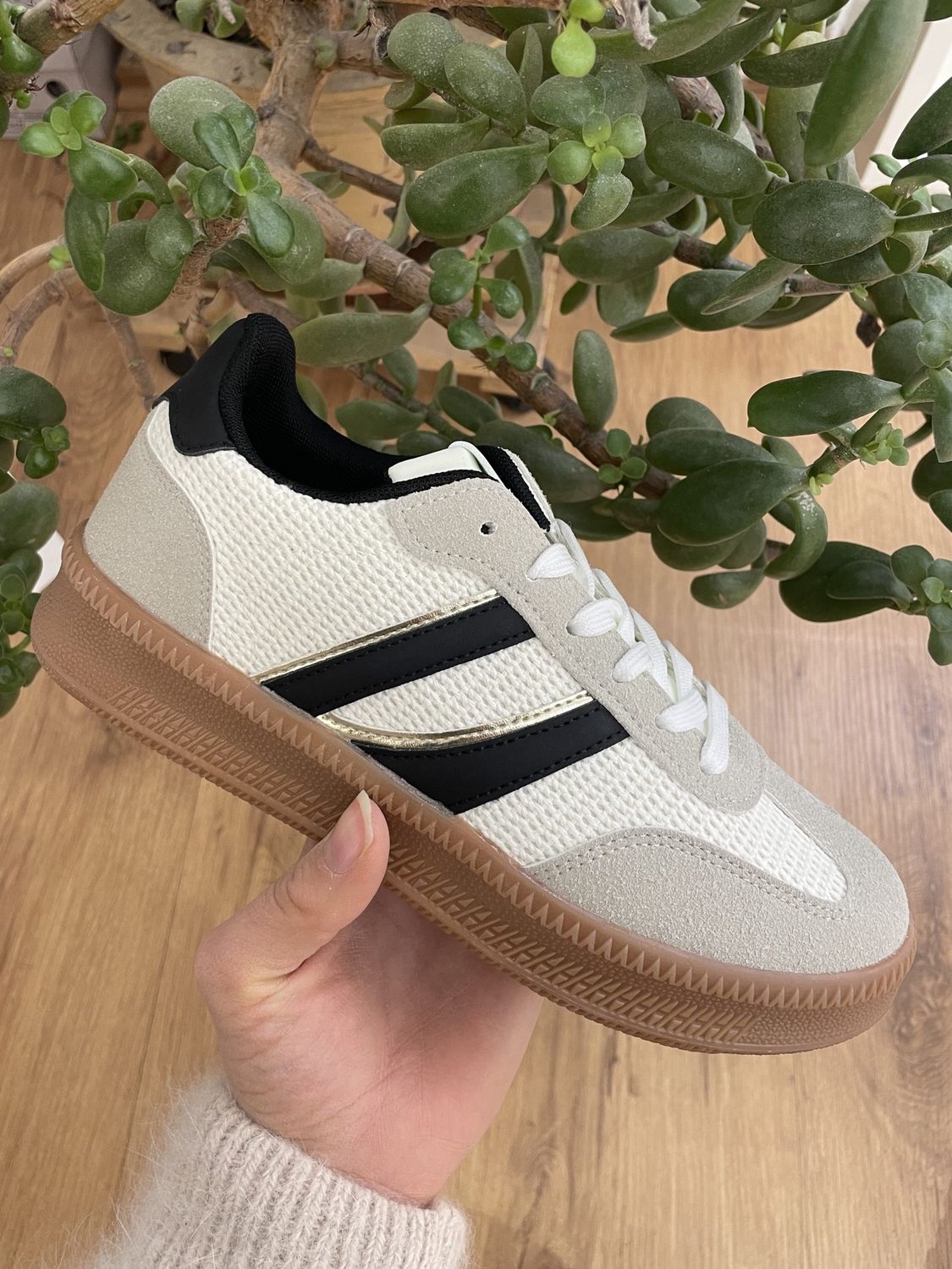 Sneaker Anaya Wit Zwart