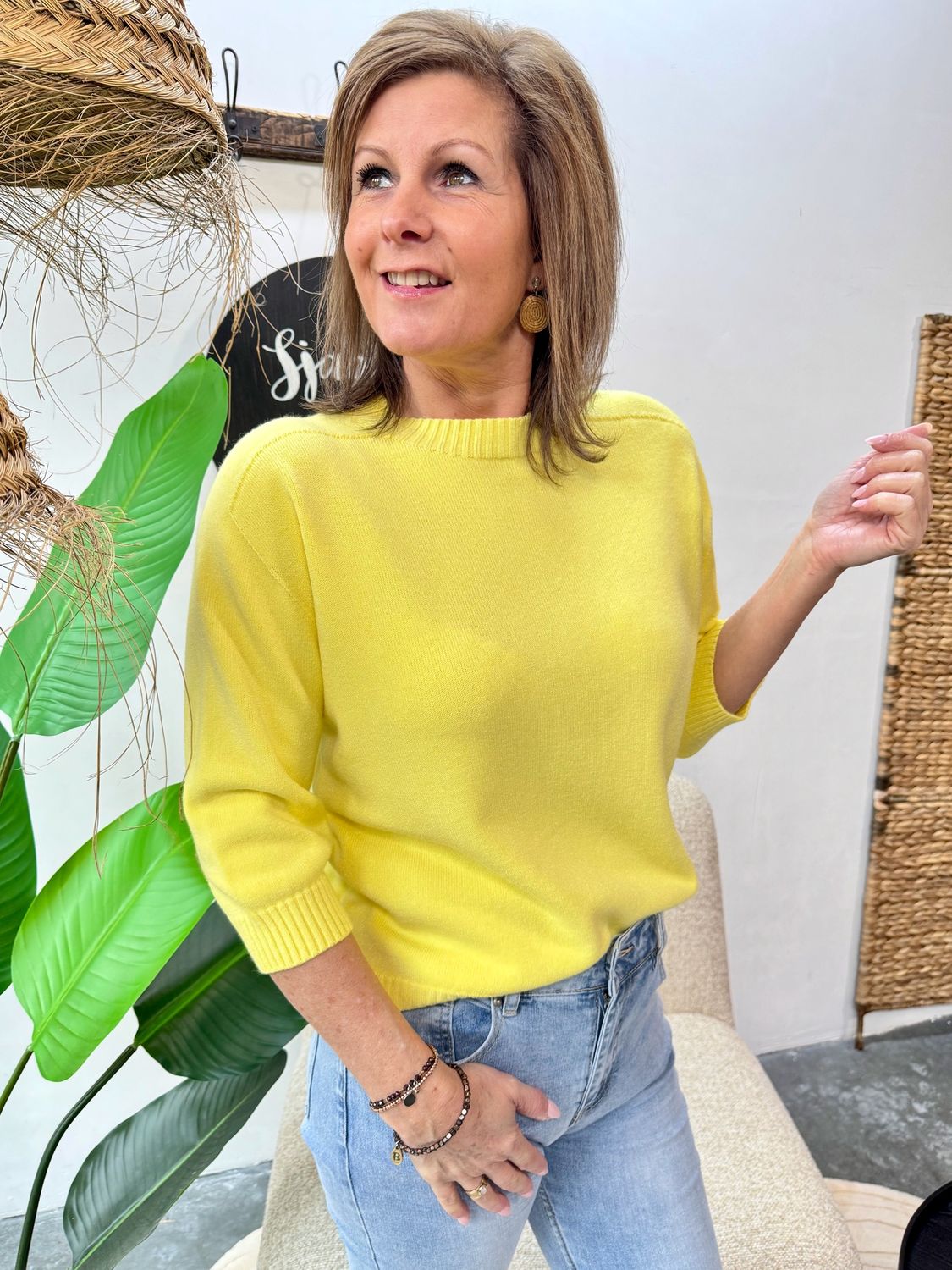 SWEATER SAPHIRA Geel
