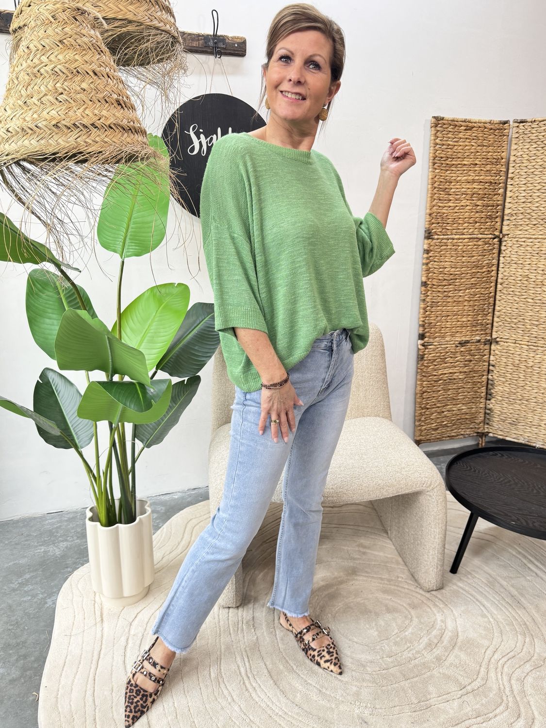 Flared Jeans Medium Wassing Frea
