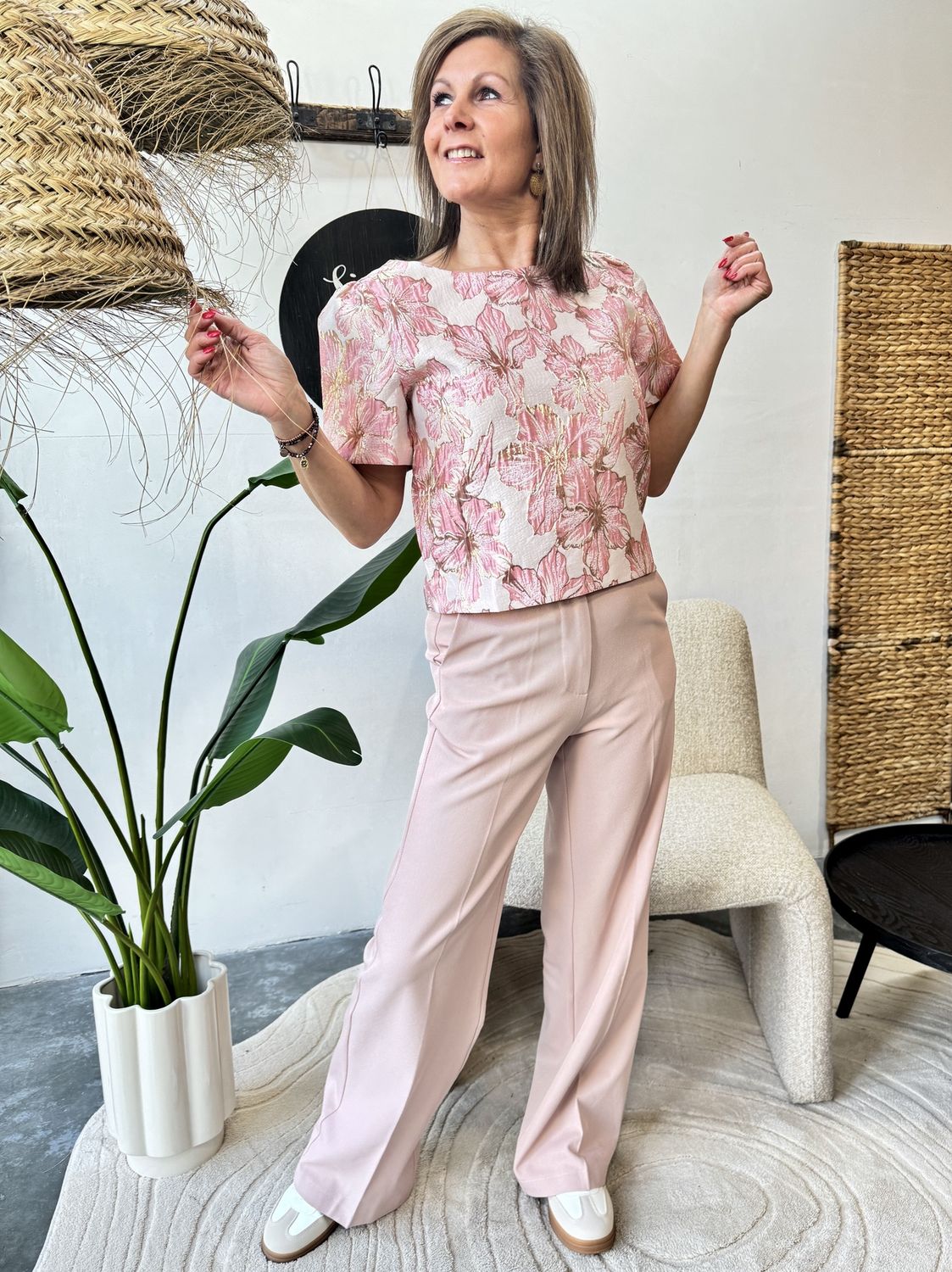 Broek Selene Lichtroze