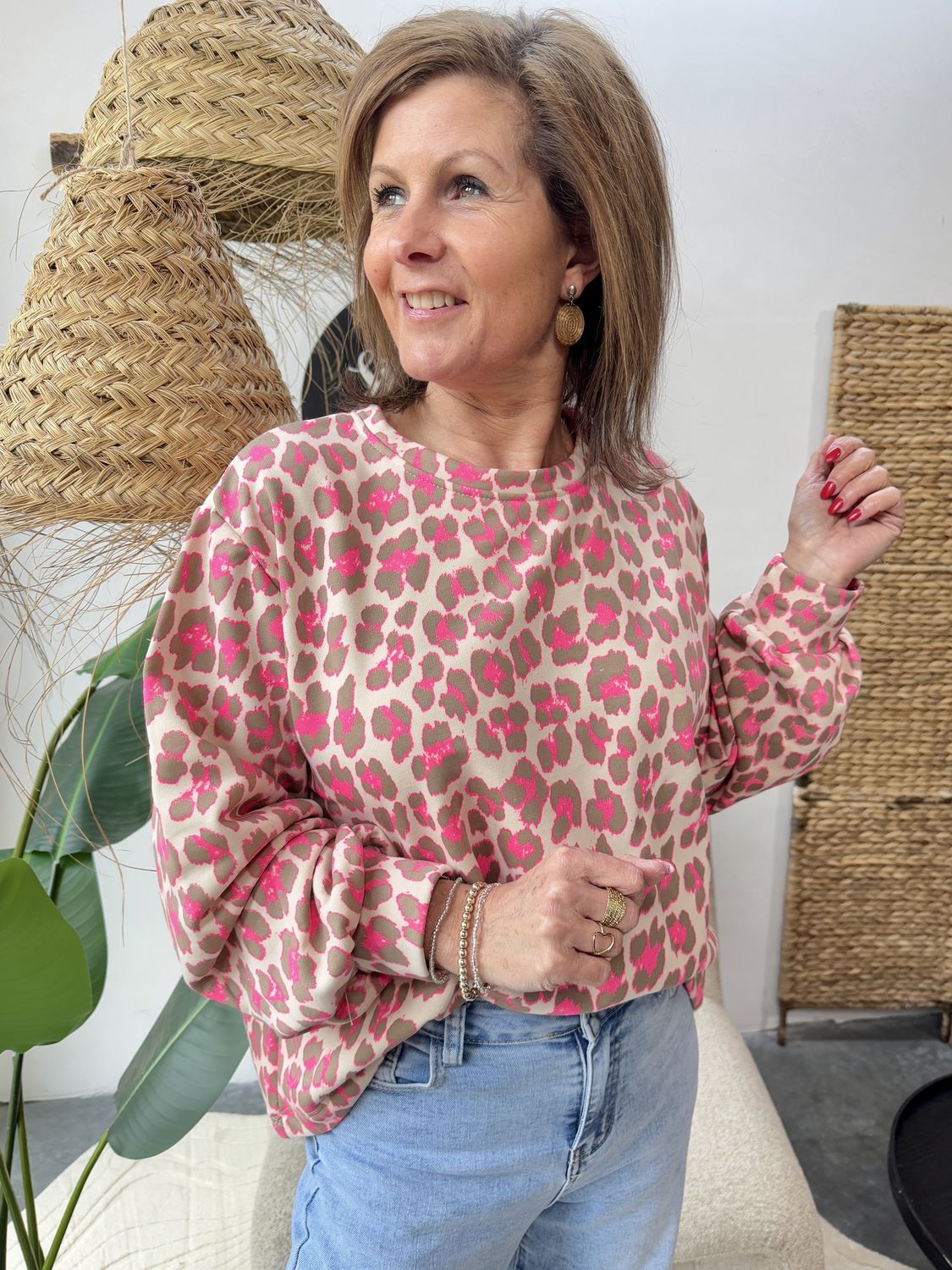 Sweater Ivy Panterprint