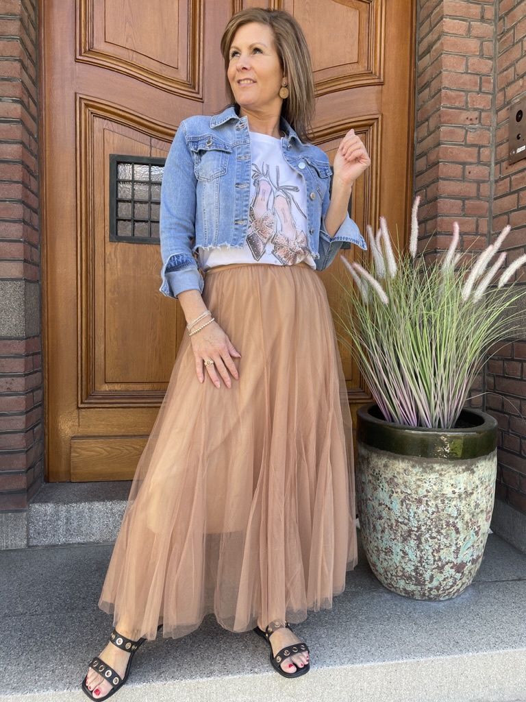 Tule Rok Anouk Camel