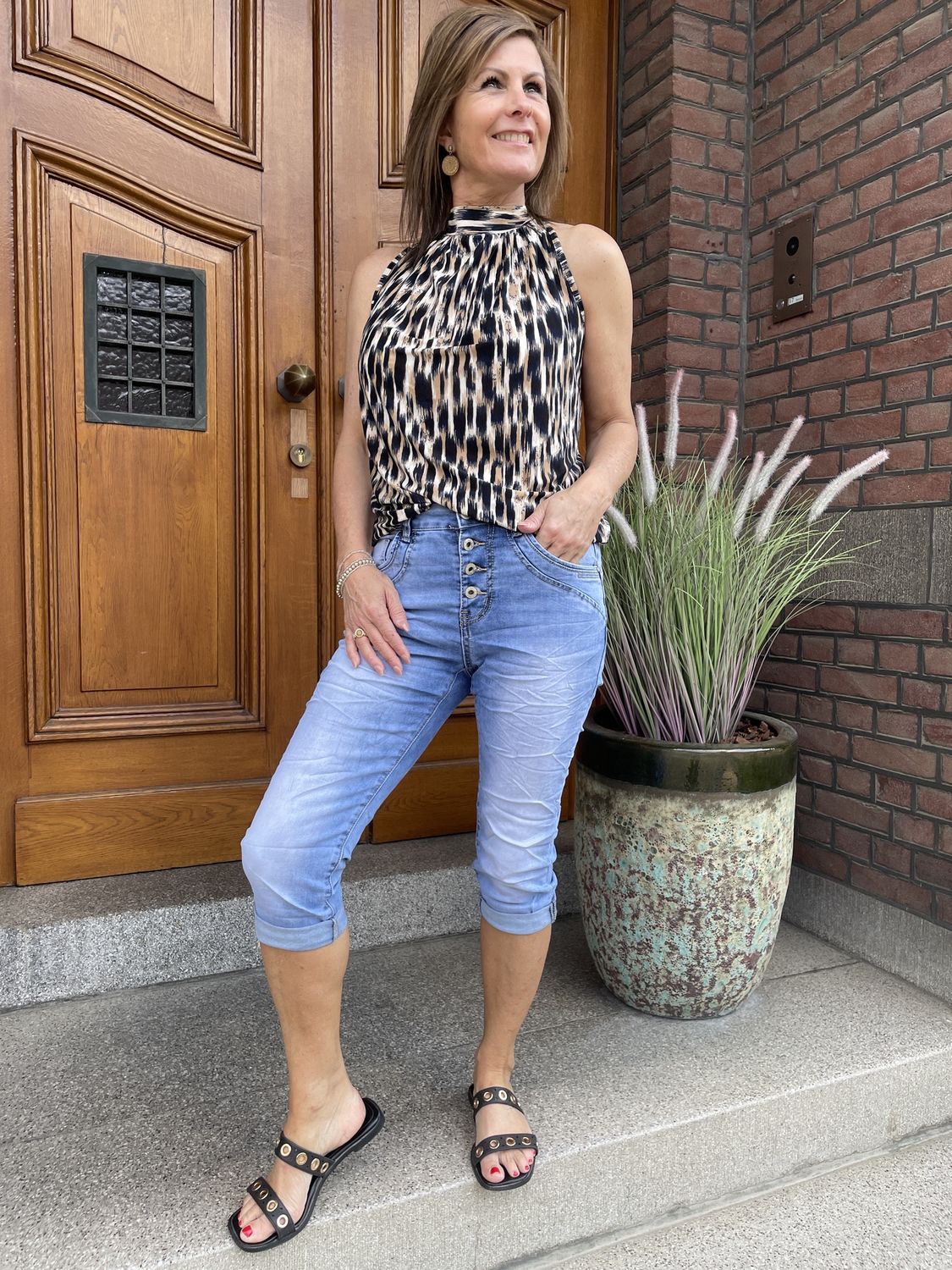 3/4 JOGJEANS JEANS