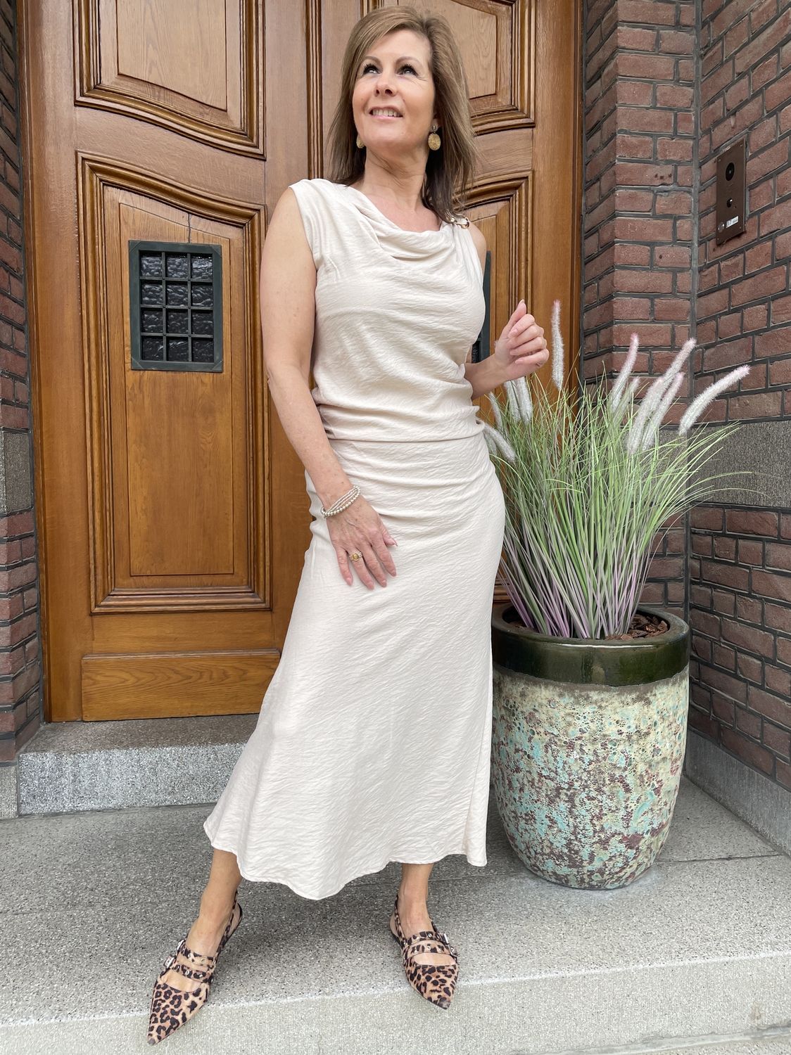 DRESS ZAKY Beige