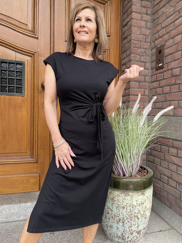 JURK met KNOT ZWART Eva