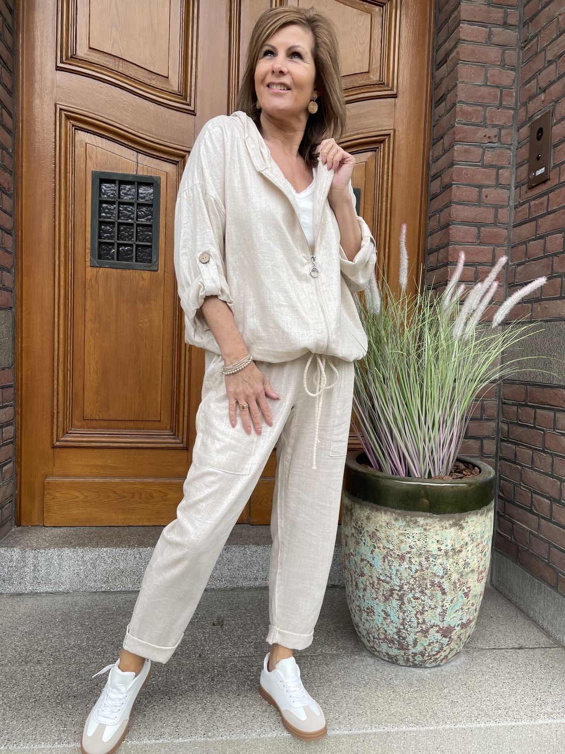 PANTALON ZEBBA Gold