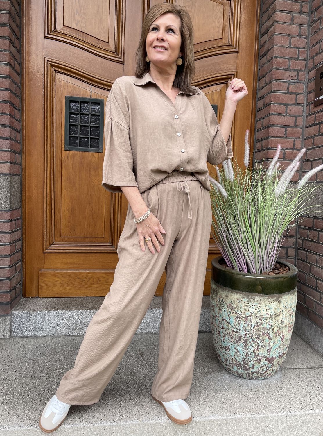 PANTALON Nyllie CAMEL