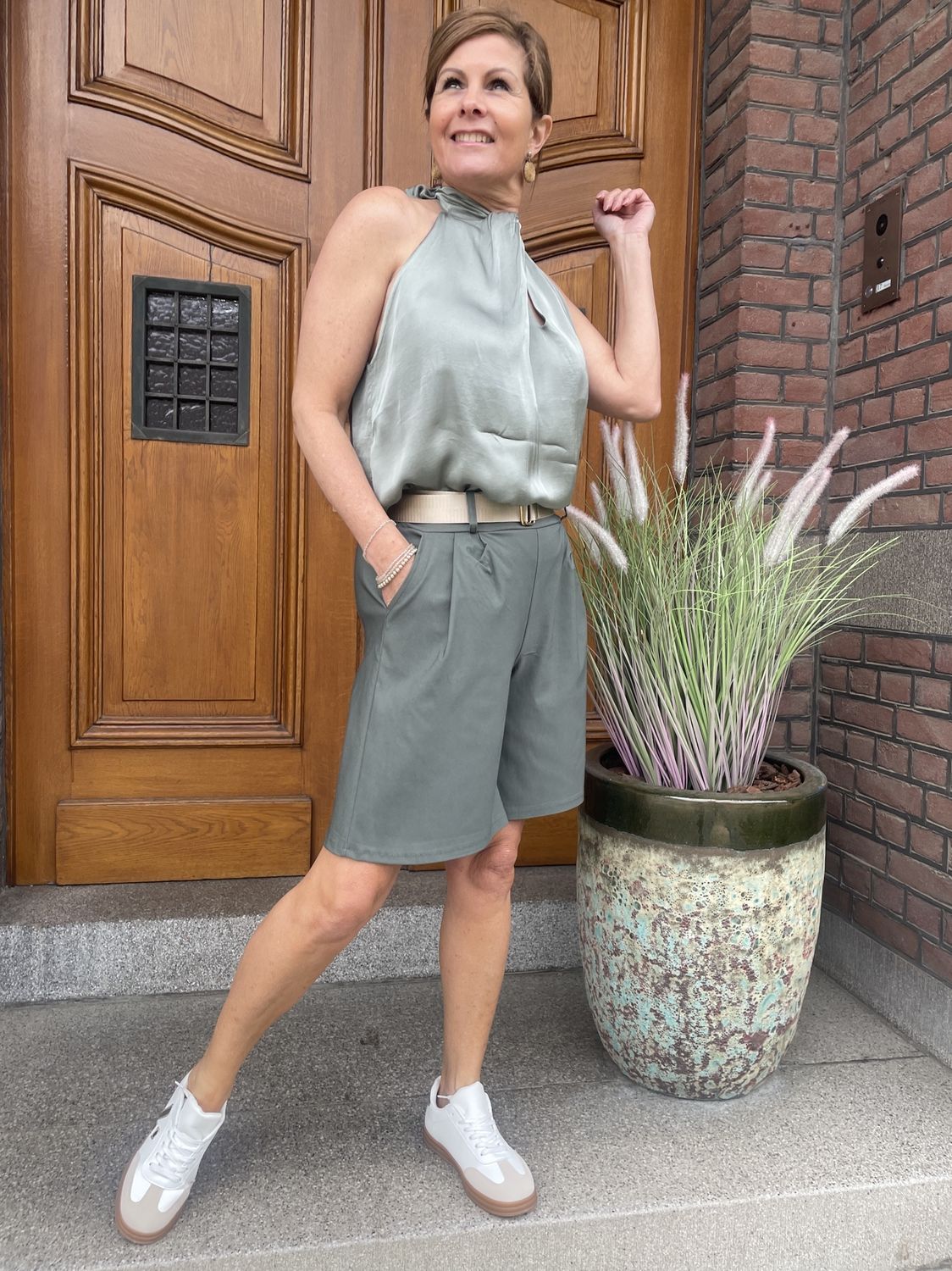 KORTE BROEK Miep KHAKI