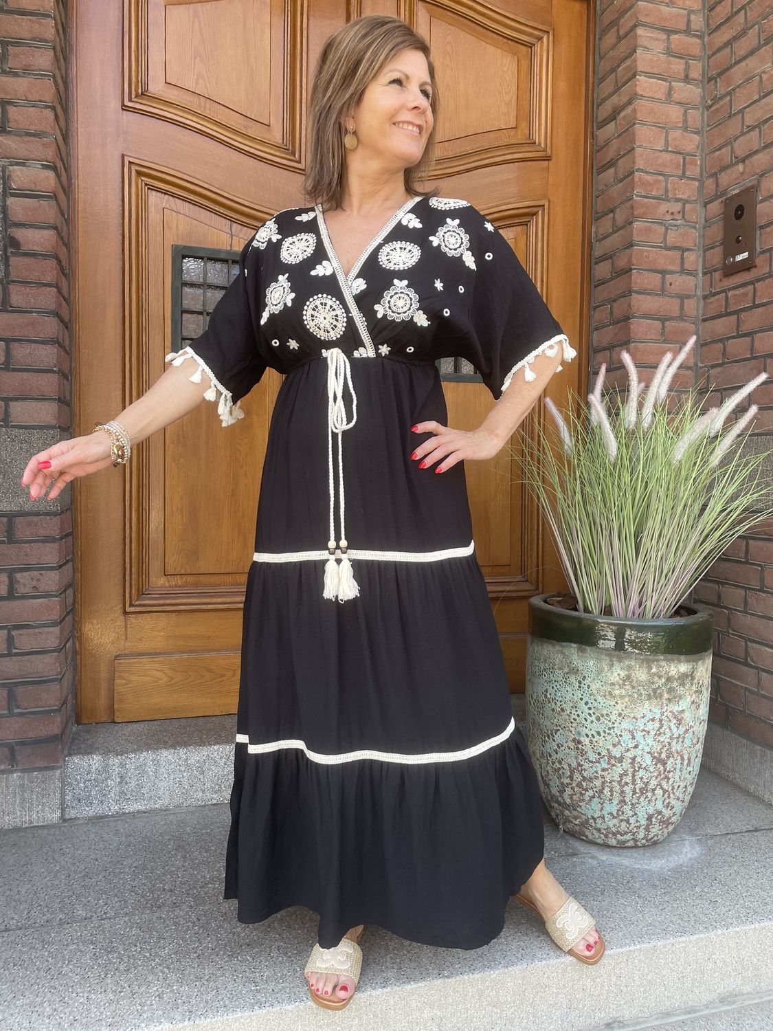 IBIZA DRESS - ZWART - SUMMERTIME