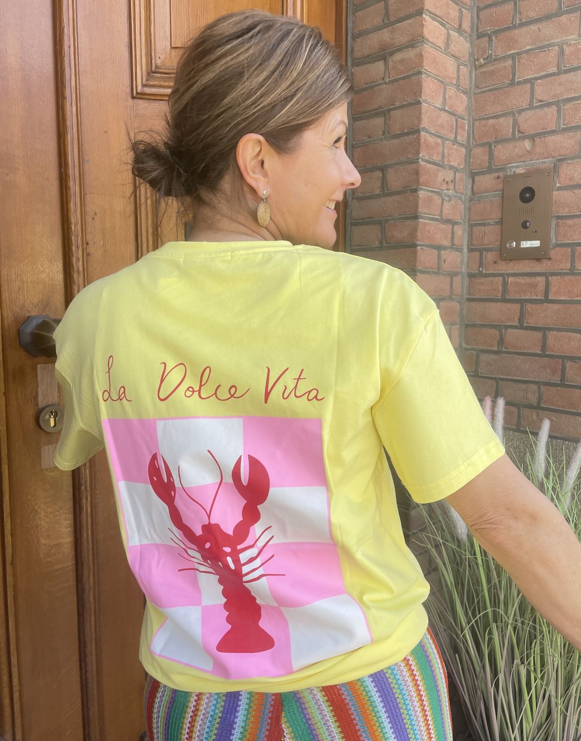 TSHIRT GEEL LA DOLCE VITTA