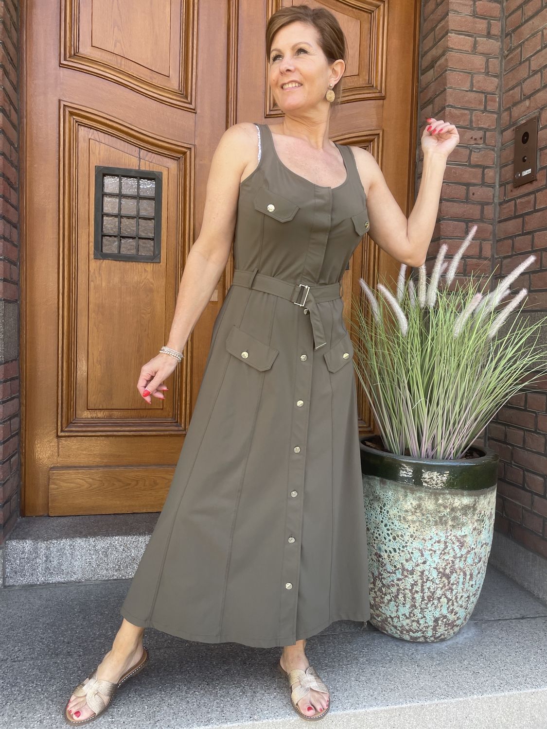 TRAVELLERSTOF DRESS AMAZONIE LANG