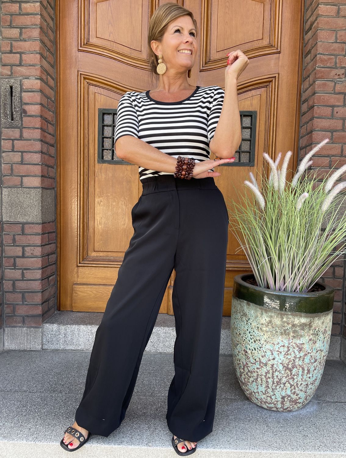 PANTALON NOIR - ZWART - PBird