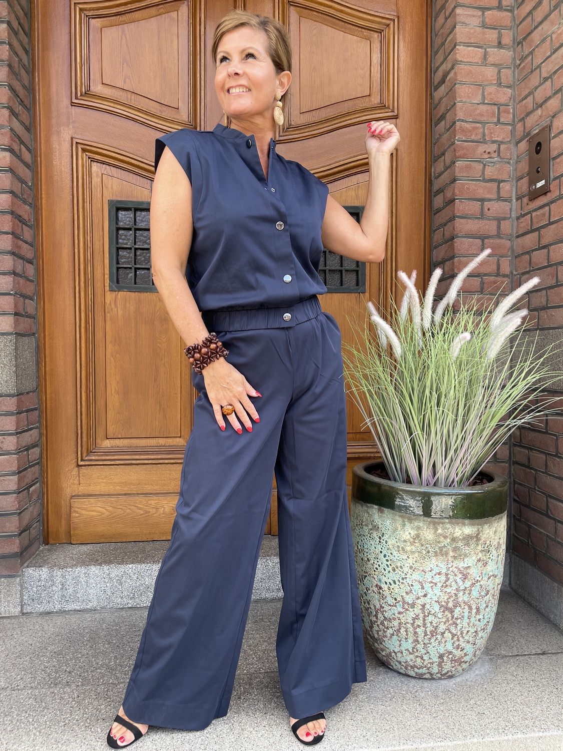 Rieta Pantalon | Donker blauw