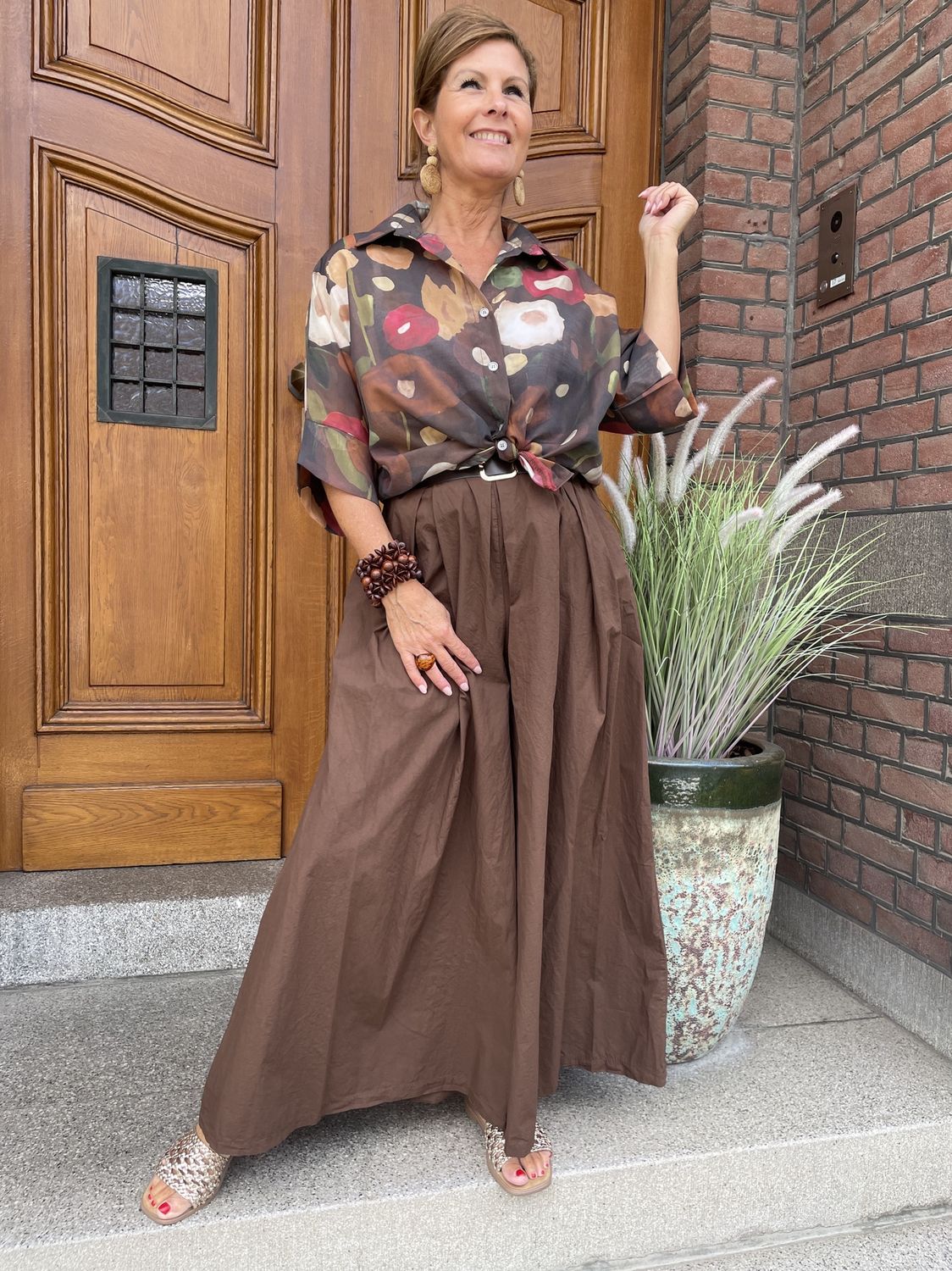 BROEK ROK Naira - CHOCO