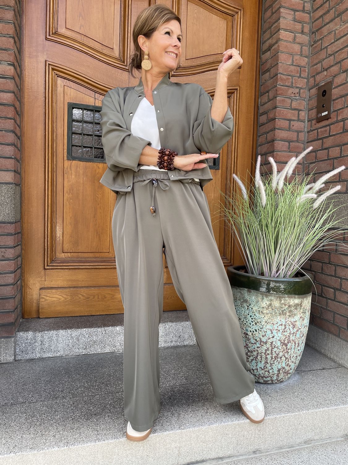 Pantalon Juniva - KHAKI