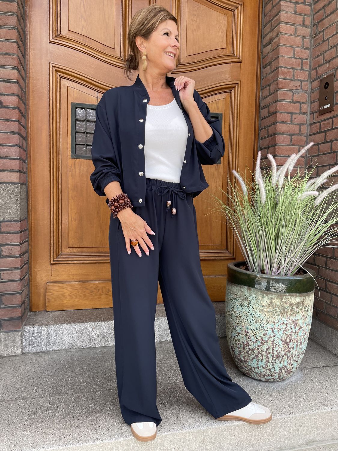 Pantalon Juniva - Donkerblauw