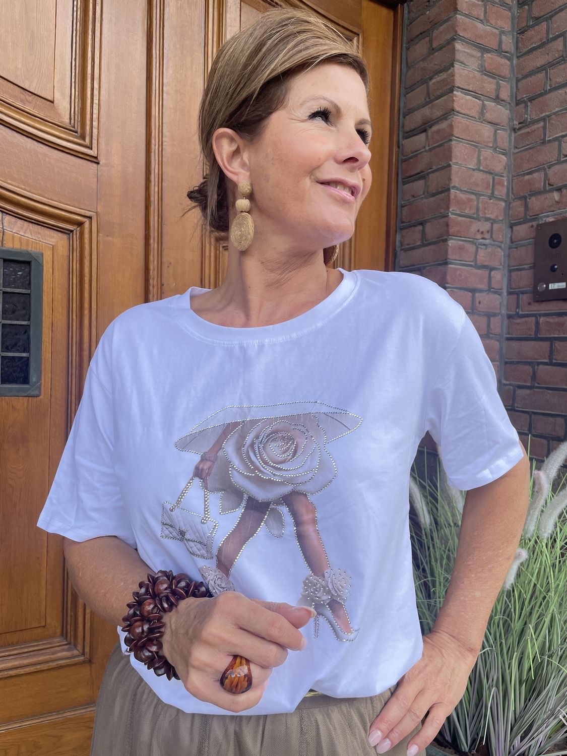 T-shirt Faylen - met HEELS