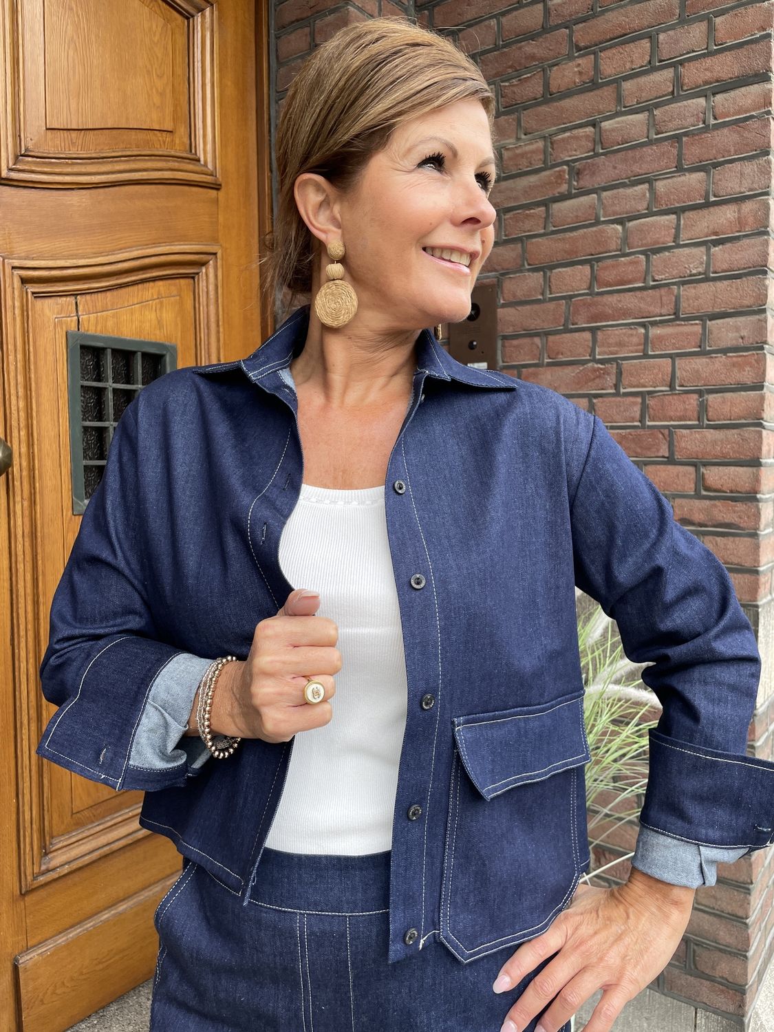 Blouse Kerry Denim Blue