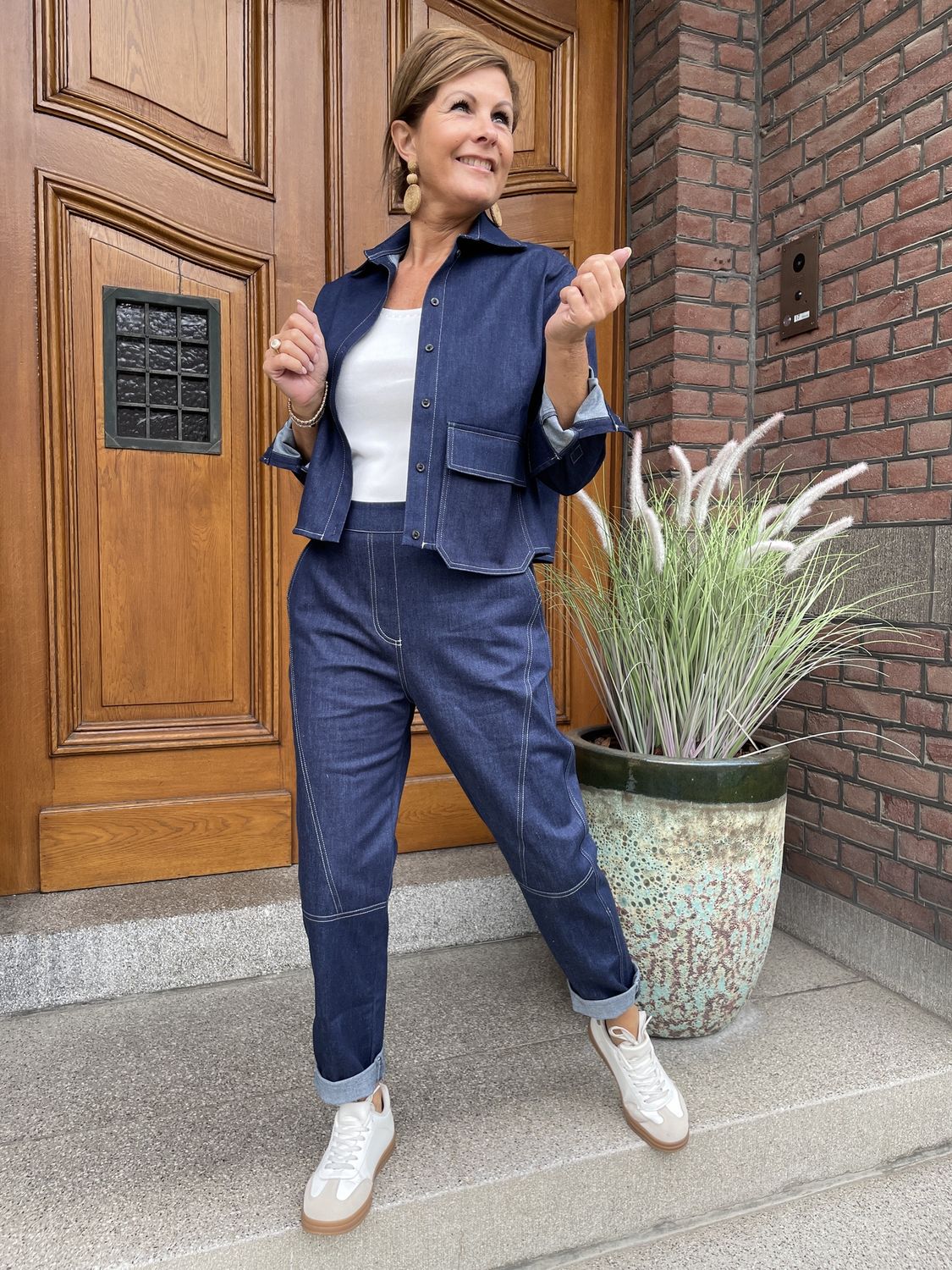 Pants Anda Denim Blue